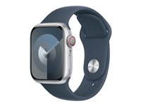 Apple - Hihna tuotteelle älykello - 41 mm - S/M-koko - myrskyn sininen MT2W3ZM/A