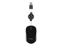Targus - Hiiri - oikea- ja vasenkätiselle - optinen - 3 painiketta - langallinen - USB - musta AMU75EU