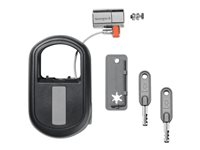 Kensington ClickSafe Keyed Retractable Laptop Lock - Turvakaapelilukko - musta - 1.21 m K64955WW