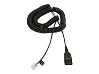 Jabra - Kuulokkeiden kaapeli - RJ-45 uros to Pikairrotus uros - 2 m 8800-01-94