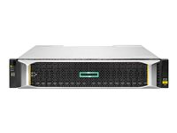 HPE Modular Smart Array 2060 16Gb Fibre Channel SFF Storage - Kiintolevyasemaryhmä - 0 Tt - 24 telineet (SAS-3) - 16Gb Fibre Channel (ulkoinen) - telineasennettava - 2U - TAA-yhdenmukainen R9G38B