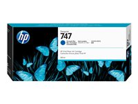 HP 747 - 300 ml - chromatic blue - alkuperäinen - DesignJet - mustepatruuna malleihin DesignJet Z9+ PostScript, Z9+dr, Z9+dr PostScript P2V85A