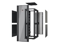 APC NetShelter SX Deep Enclosure Without Sides - Teline kaappi - musta - 42U - 19" AR3100X609