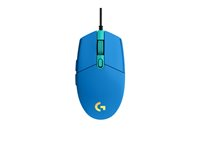 Logitech Gaming Mouse G203 LIGHTSYNC - Hiiri - optinen - 6 painiketta - langallinen - USB - sininen 910-005798