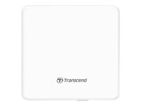 Transcend 8X DVDS-W - Levyasema - DVD±RW (±R DL) / DVD-RAM - 8x/8x/5x - USB 2.0 - ulkoinen - valkoinen TS8XDVDS-W