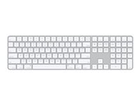 Apple Magic Keyboard with Touch ID and Numeric Keypad - Näppäimistö - Bluetooth, USB-C - QWERTY - Norja MK2C3H/A