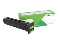 Lexmark - Keltainen - alkuperäinen - väriainekasetti LCCP, LRP, Lexmark Corporate malleihin Lexmark CS820, CX820, CX825, CX860 72K20YE