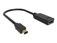 VISION - Näyttösovitin - Mini DisplayPort uros to HDMI naaras - musta - 4K-tuki TC-MDPHDMI/BL