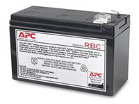 APC Replacement Battery Cartridge #114 - UPS akku - 60 VA - 1 x akku/paristo - Lyijyhappo - musta malleihin P/N: BE450G, BE450G-CN, BE450G-LM, BN4001, BR500CI-IN, BR500CI-RS, BX500CI APCRBC114