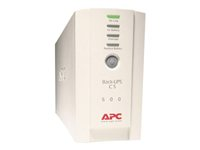 APC Back-UPS CS 500 - UPS - Vaihtovirta 230 V - 300 watti(a) - 500 VA - RS-232, USB - lähtöliittimet: 4 - beige BK500EI