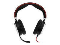 Jabra Evolve 80 UC stereo - Kuuloke + mikrofoni - täysi koko - langallinen - aktiivinen melunpoisto - 3,5 mm jakkiliitin 7899-829-209