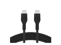 Belkin BOOST CHARGE - USB-kaapeli - 24 pin USB-C (uros) to 24 pin USB-C (uros) - 1 m - musta CAB009BT1MBK