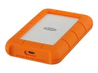 LaCie Rugged USB-C - Kiintolevyasema - 4 Tt - ulkoinen (kannettava) - USB 3.1 Gen 1 (USB-C liitin) - oranssi STFR4000800