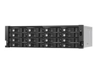 QNAP TL-R1600PES-RP - Kiintolevyasemaryhmä - 16 telineet (SATA-600) - SAS 12Gb/s (ulkoinen) - telineasennettava - 3U TL-R1600PES-RP