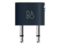 Bang & Olufsen - Lentokoneen audioadapteri - mono mini jack uros to mini-phone stereo 3.5 mm naaras - laivastonsininen malleihin Beoplay H95 1266504